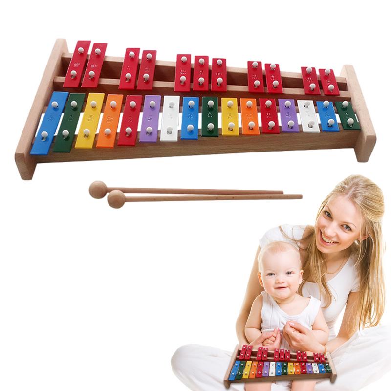 Kids Toys Xylophone - 27 Note Xylophone bel tangan warna-warni