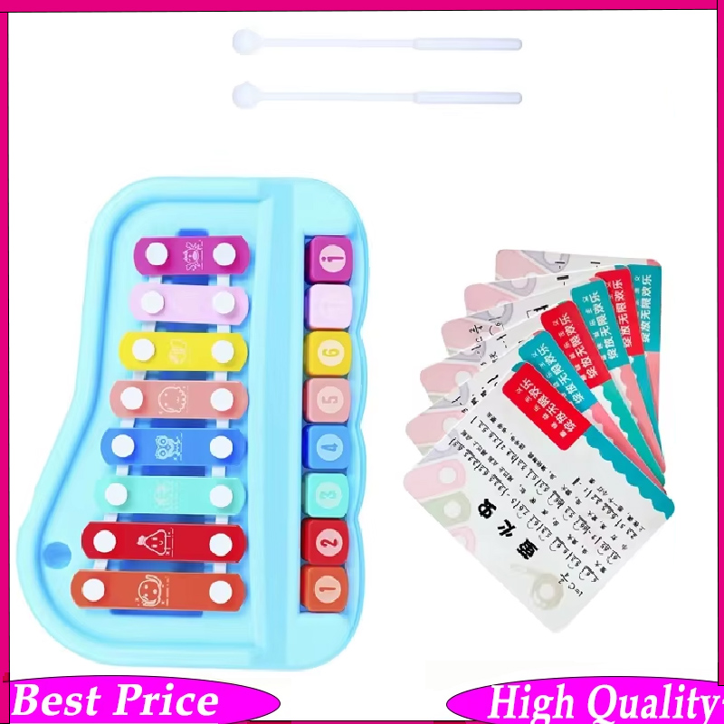 Kids Toys Xylophone - Instrumen Perkusi Tangan 8 Nada -