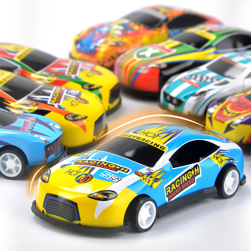 Kids Toys Boys - Set Mobil Mainan Diecast Alloy Pull-Back
