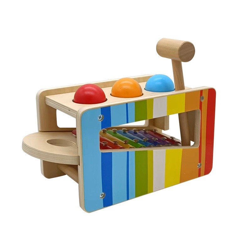 Kids Toys Xylophone - Bangku Pound & Tap dengan perosotan