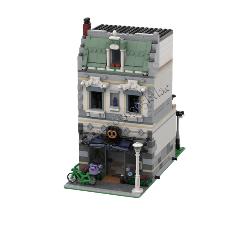 1268 Buah MOC City Street View - Kids Toys Blocks ulasan dan harga