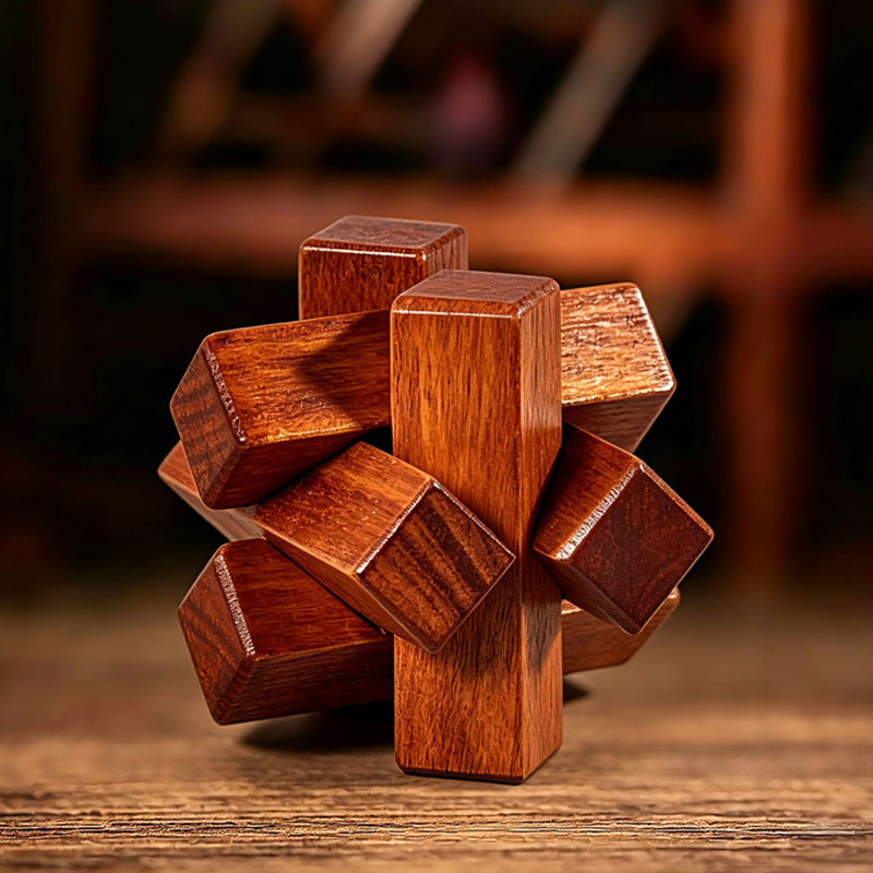 Puzzle Kayu Simpul Kayu Latiha - Wooden Puzzle Kids ulasan dan harga