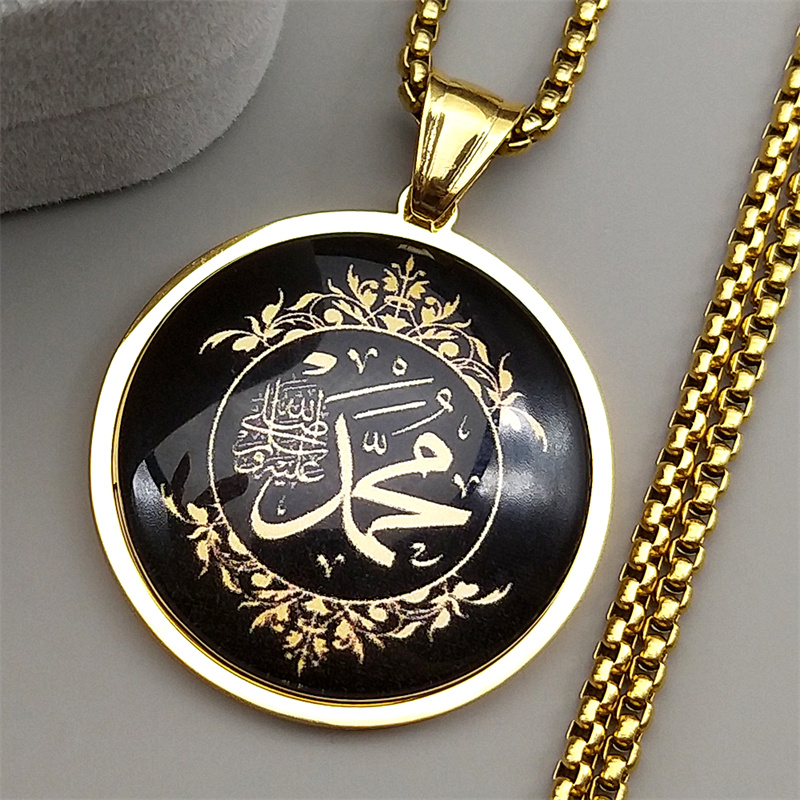 Kalung Liontin Kaca Baja Anti  - Kids Quran Toys ulasan dan harga